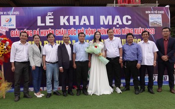 Khai mạc Giải bóng đá tranh cúp Phòng khám đa khoa Sài Gòn Châu Đức