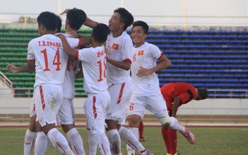 U.19 Việt Nam thắng 2-0 trong trận ra quân giải U.19 Đông Nam Á 2015