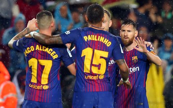 Không cần Messi, Barcelona vẫn có trận bất bại thứ 11 ở La Liga