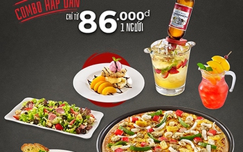 Nhiều combo hấp dẫn chỉ từ 86.000đ/người tại Pizza Hut