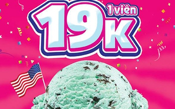 Chỉ 19.000đ cho 1 viên kem Kid Scoop tại Baskin Robbins từ 16 - 20.5