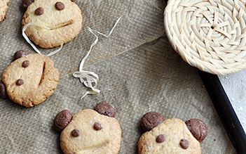 Bánh cookies gấu đẹp mắt, làm dễ ăn ngon cho bé