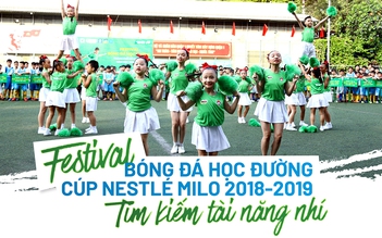 Festival bóng đá học đường Cúp Nestlé MILO 2018-2019: Tìm kiếm tài năng nhí