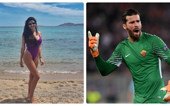 Cô vợ nóng bỏng của thủ môn Alisson hút hồn CĐV Liverpool