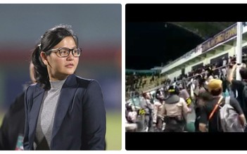 Bóng đá Indonesia lại xảy ra bạo loạn, nữ tổng thư ký dính 'đạn lạc'