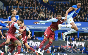 Kết quả Ngoại hạng Anh, Everton 0-1 Aston Villa: Toffees tuột dốc không phanh