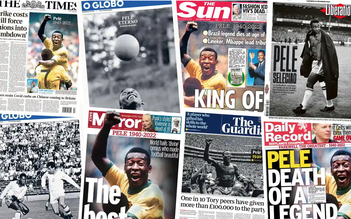 Truyền thông toàn cầu ngưỡng mộ Pele: Vị vua tuyệt đối trong lịch sử bóng đá