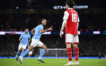 Man City loại Arsenal khỏi Cúp FA