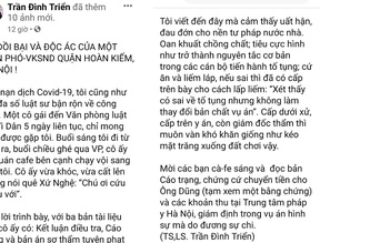 Đình chỉ công tác Phó viện trưởng Viện KSND Q.Hoàn Kiếm bị tố moi tiền bị cáo