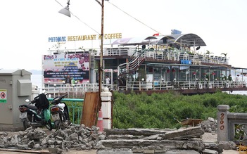 Cấm đường Nguyễn Đình Thi để cưỡng chế nhà nổi, du thuyền hồ Tây