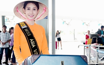 Cô gái mồ côi mang hành lý gọn nhẹ lên đường dự thi Miss Asia World