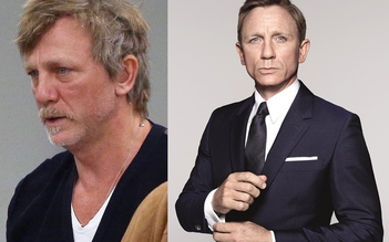'Điệp viên 007' Daniel Craig xuống sắc, tiều tụy như ông cụ