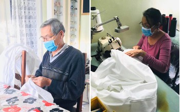 Xưởng may khẩu trang, nhà hàng Việt tại Pháp bận rộn vì... người lạ
