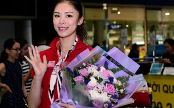 Hoa hậu Hoàn vũ 2007 Riyo Mori rạng rỡ đến Việt Nam