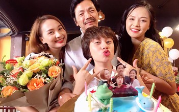 Dàn diễn viên ‘Về nhà đi con' bất ngờ tổ chức sinh nhật cho ‘ông Sơn’