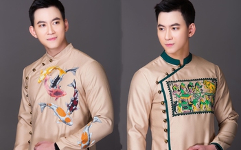 'Đám cưới chuột' xuất hiện trên áo dài Việt Nam