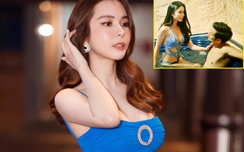 Huỳnh Vy diện bikini nóng bỏng, 'quyến rũ' diễn viên Hồng Kông Lưu Dũng