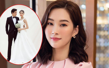 Hoa hậu Đặng Thu Thảo hé lộ ảnh cưới hiếm hoi bên ông xã doanh nhân