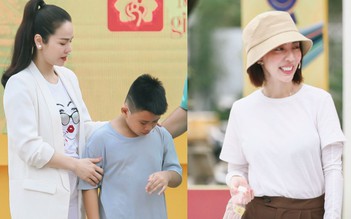 Thu Trang 'bất chấp hình tượng', Nhật Kim Anh gặp chấn thương khi giúp trẻ mồ côi