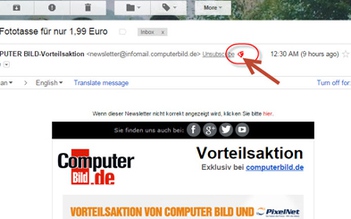 Chặn email theo dõi từ các nhà quảng cáo