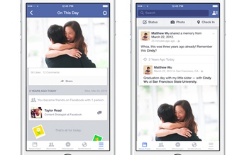 Facebook ra mắt tính năng xem 'ngày này năm trước'