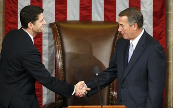 Ông Paul Ryan được bầu làm Chủ tịch Hạ viện Mỹ