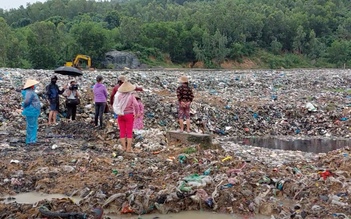 Phú Yên: Người dân khổ sở vì bãi rác gặp sự cố
