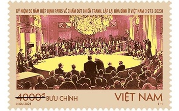 Phát hành bộ tem đặc biệt kỷ niệm 50 năm Hiệp định Paris
