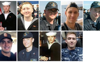 Thêm hai chỉ huy hải quân Mỹ mất chức vì vụ đâm tàu chiến