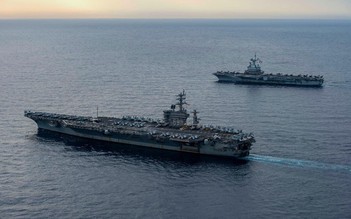Đề phòng Iran, Mỹ duy trì 2 nhóm tác chiến tàu sân bay tại vùng Vịnh