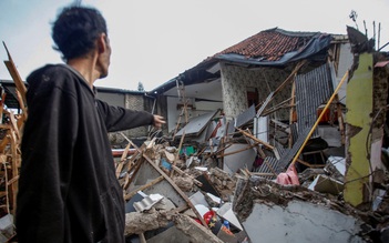 Số người thiệt mạng trong trận động đất ở Indonesia tăng lên 162