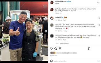 Ông Jack Ma đi ăn tại nhà hàng ẩm thực đường phố Bangkok, xem Muay Thai