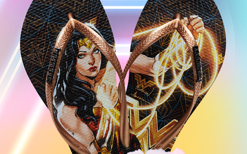 Phiên bản dép tông Wonder Woman cực cool từ Havaianas, fan cuồng DC đừng bỏ lỡ!!!