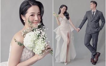 Karen Nguyễn gợi cảm với váy cưới đính 1.000 viên pha lê