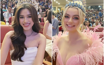 Đỗ Thị Hà 'đọ sắc' đương kim Hoa hậu Thế giới