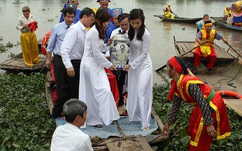 Độc đáo nghi lễ rước nước tại Ninh Bình