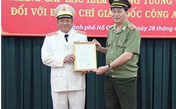 Giám đốc Công an TP.HCM được thăng cấp hàm trung tướng