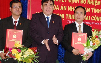 Bổ nhiệm 2 Phó Chánh án TAND tỉnh Tây Ninh