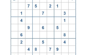 Mời các bạn thử sức với ô số Sudoku 3365 mức độ Khó