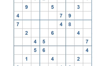 Mời các bạn thử sức với ô số Sudoku 3367 mức độ Khó
