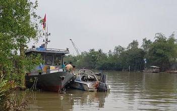 Vĩnh Long: Lật ca nô khi tuần tra trên sông Hậu, một đại úy CSGT mất tích