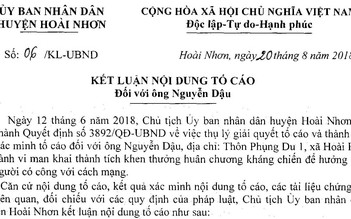 Làm giả hồ sơ để được tặng thưởng Huân chương kháng chiến hạng Ba