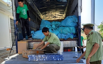 Bình Định: Liên tiếp phát hiện xe tải ở Hưng Yên vận chuyển thuốc lá ngoại nhập