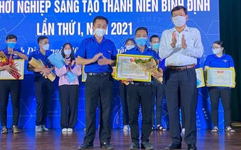 Trao giải cuộc thi dự án khởi nghiệp sáng tạo thanh niên Bình Định