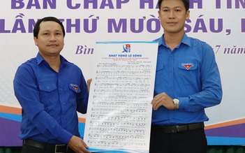 Bí thư, Phó bí thư đoàn sáng tác lời cho ca khúc chào mừng đại hội Đoàn