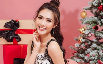 Tường Linh mừng Giáng sinh sớm trước khi đi thi Hoa hậu Liên lục địa