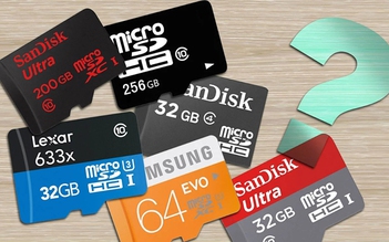 Những sai lầm cần tránh khi mua thẻ microSD