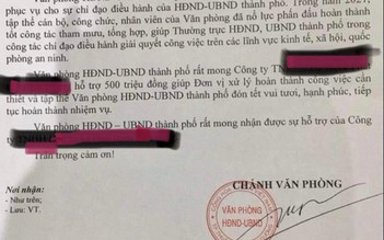 TP.Thuận An: Trả lại tiền cho DN đã hỗ trợ do vướng lùm xùm 'xin tiền Tết'
