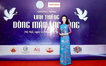 Hoa hậu Vũ Thúy Nga nền nã trong tà áo dài của NTK Lan Hương