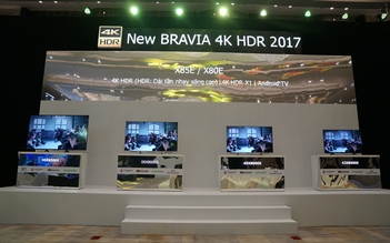 Sony ra mắt loạt TV 4K HDR 2017